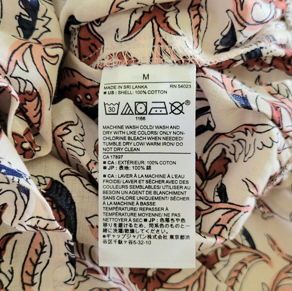 Banana🍌Republic Floral💐 Peplum Top - NWT - Picture 7 of 10